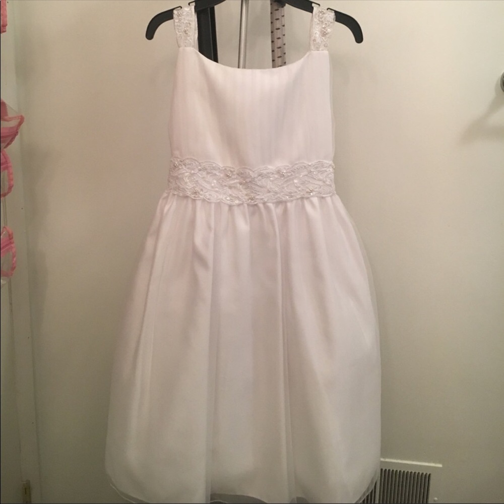 American Princess White Dress For Girls